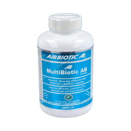 AIRBIOTIC Multibiotic Ab Complex 90 Cápsulas, Multivitamínico con Vitaminas B y Minerales para Energía y Reducción de Cansancio