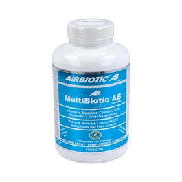 AIRBIOTIC Multibiotic Ab Complex 90 Cápsulas, Multivitamínico con Vitaminas B y Minerales para Energía y Reducción de Cansancio