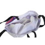 DKD Home Decor Bolsa Love is in the Air 23 Urban Multicolor Blanco Canvas Poliester 43 x 15 x 40 cm (4 Unidades)