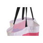 DKD Home Decor Bolsa Love is in the Air 23 Urban Multicolor Blanco Canvas Poliester 43 x 15 x 40 cm (4 Unidades)