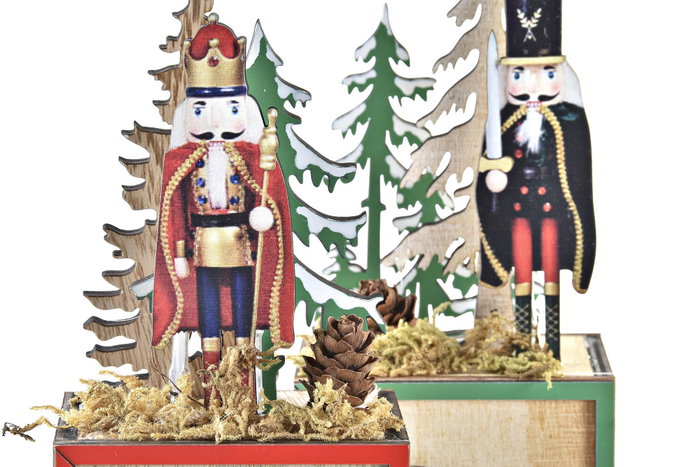 DKD Home Decor Decoración Luminosa Navidad Tradicional Natural Verde 6 x 32 x 8 cm (4 Unidades) DKD Home Decor Decoración Luminosa Navidad Tradicional Natural Verde 6 x 32 x 8 cm (4 Unidades)