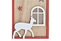 DKD Home Decor Decoración Luminosa Navidad Tradicional Natural Verde 6 x 32 x 8 cm (4 Unidades)