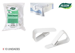 Algon Set de 10 Pinzas para Sujetar Mantel, Sujetador de Tela para Exteriores, 3.9 cm (24 Unidades)