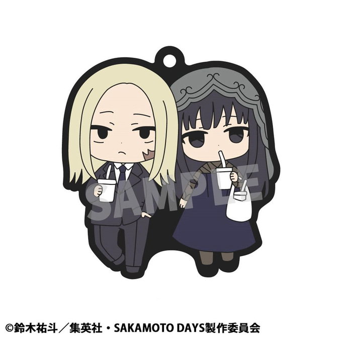 Sakamoto Days Colgantes Caucho Rubber Mascot Buddycolle Vol. 2 7 cm Surtido (6)