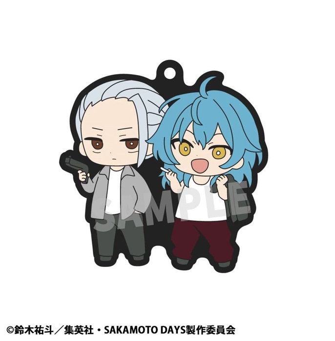 Sakamoto Days Colgantes Caucho Rubber Mascot Buddycolle Vol. 2 7 cm Surtido (6)