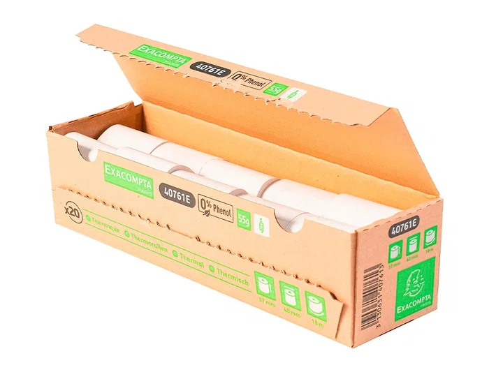 Exacompta Rollo TPV Térmico 57mm x 40mm 55g FSC Sin Bisfenol A
