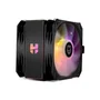 NOX Hummer H-200 ARGB - Disipador de CPU con 2 Ventiladores de 130mm PWM, Iluminación ARGB, 6 Heatpipes, TDP 230W, Compatible con Sockets Intel y AMD