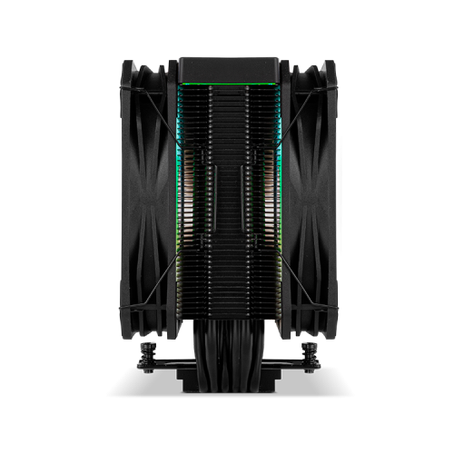 Nox Hummer H-200 ARGB Dual Fan Cooler con Iluminación ARGB y PWM Nox Hummer H-200 ARGB Dual Fan Cooler con Iluminación ARGB y PWM