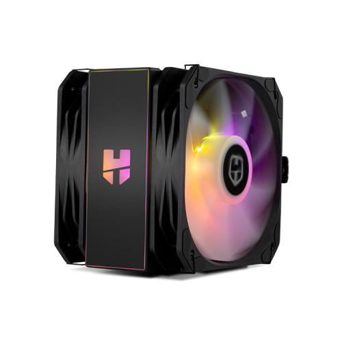 Nox Hummer H-200 ARGB Dual Fan Cooler con Iluminación ARGB y PWM Nox Hummer H-200 ARGB Dual Fan Cooler con Iluminación ARGB y PWM