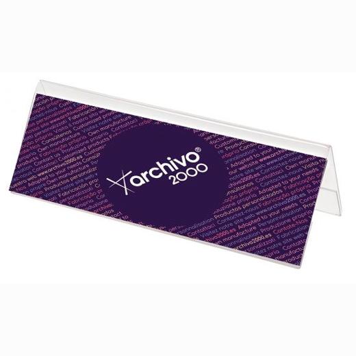 Archivo 2000 Portanombres De Sobremesa Con Vision Dos Caras, Ancho Dina4, 110x300x95 mm Archivo 2000 Portanombres De Sobremesa Con Vision Dos Caras, Ancho Dina4, 110x300x95 mm
