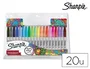 Sharpie Rotulador Permanente Punta Fina, Set de 20 Colores Surtidos