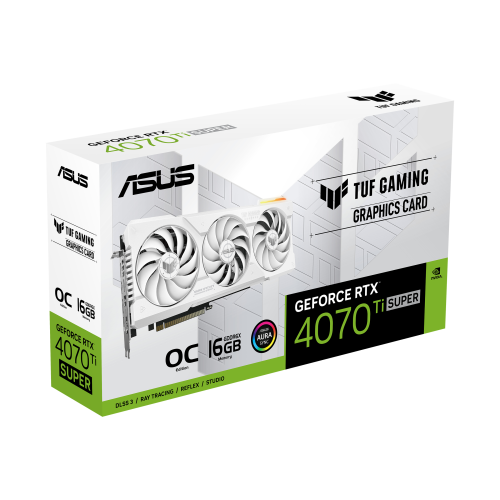 ASUS TUF Gaming TUF-RTX4070TIS-O16G-WHITE-GAMING NVIDIA GeForce RTX 4070 Ti SUPER 16 GB GDDR6X