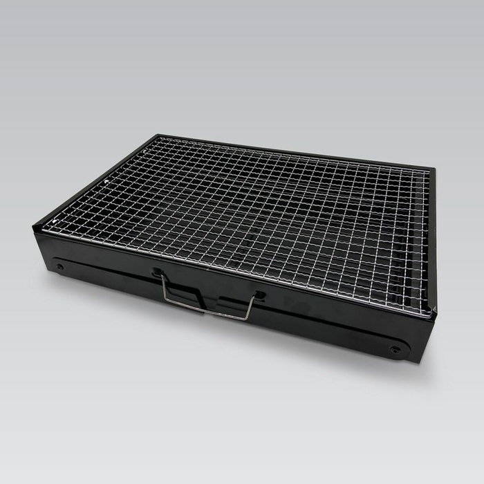 Parrilla plegable en maletÍn de transporte 43x29x22 cm maestro mr-1010