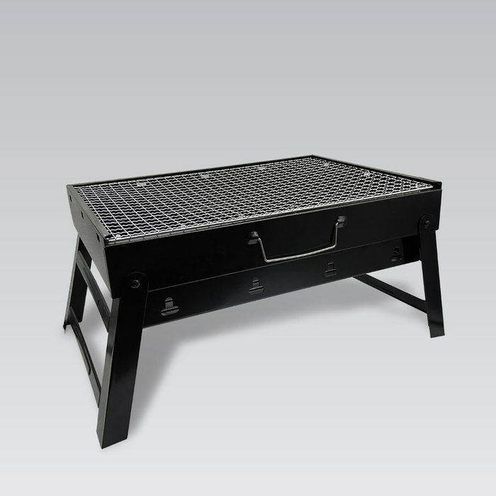 Parrilla plegable en maletÍn de transporte 43x29x22 cm maestro mr-1010