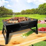 Parrilla plegable en maletÍn de transporte 43x29x22 cm maestro mr-1010