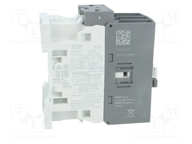 ABB AF Contactor 3-polar 30A 24-60VAC/20-60VDC