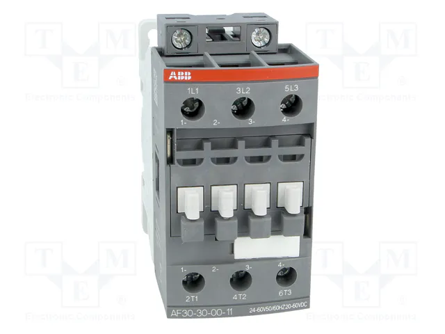 ABB AF Contactor 3-polar 30A 24-60VAC/20-60VDC