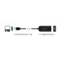 DeLOCK Adaptador de Red USB-A a RJ45 2.5 Gigabit LAN 5 Gbps, ASIX AX88279, 0.15 m Cable Negro, 66045