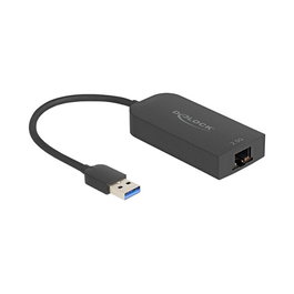 DeLOCK 66045 Adaptador USB Type-A a 2,5 Gigabit LAN RJ45 Negro