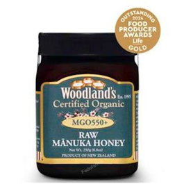 WOODLAND'S Miel de Manuka Raw MGO 550+ Monofloral 250Gr Eco