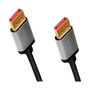 LogiLink Cable DisplayPort DP/M a DP/M 8K/60 Hz, 2 m, negro/gris