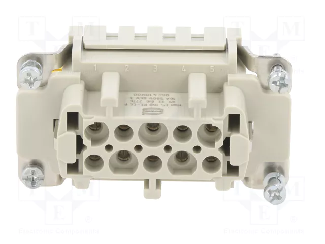 HARTING Han® ES 10B PE-CC Female plantilla de contacto hembra