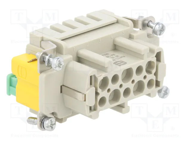 HARTING Han® ES 10B PE-CC Female plantilla de contacto hembra