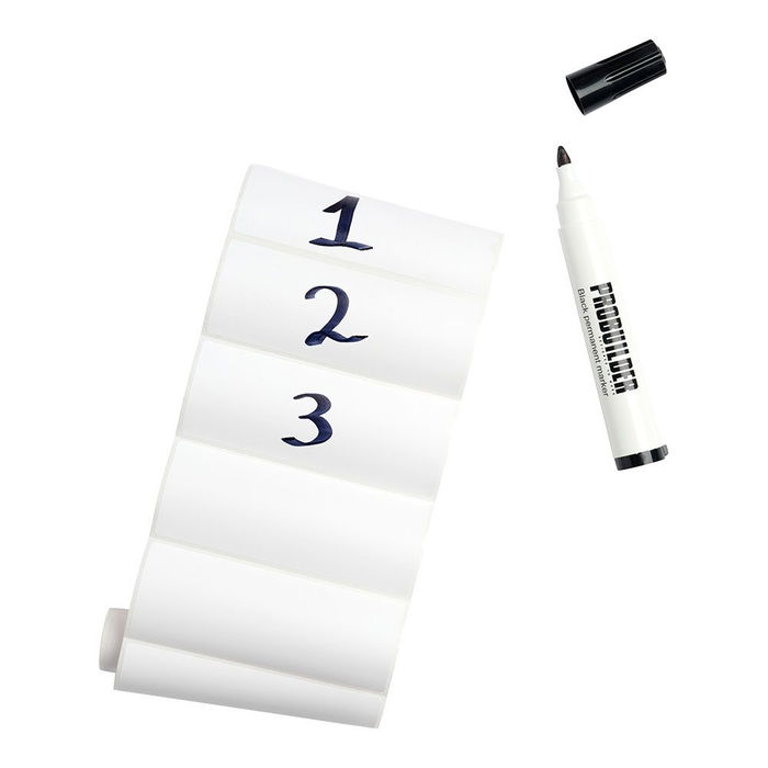 Probuilder Bolsa Kit de Mudanza, 6 Piezas con Film, Cintas de Embalar Transparente y 'Frágil', Aplicador, Etiquetas y Rotulador