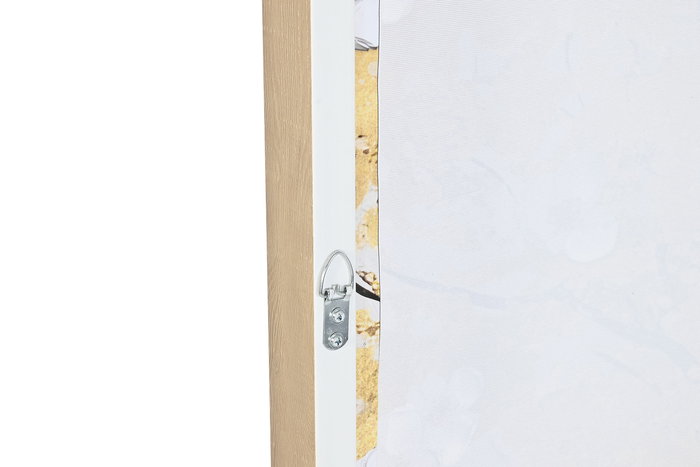 DKD Home Decor Cuadro Moderno Dorado Gris Lienzo PS 4.5 x 123 x 83 cm (2 Unidades)