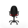 PIQUERAS Y CRESPO Silla de oficina Aýna Rojo con Brazos 1D