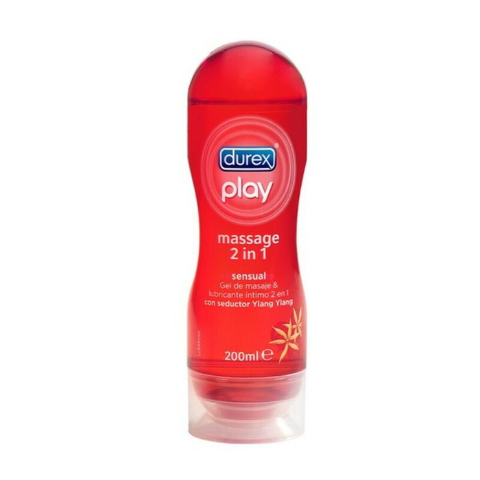 Durex PLAY MASSAGE SENSUAL Gel Masaje y Lubricante Íntimo con Ylang-Ylang 200 ml