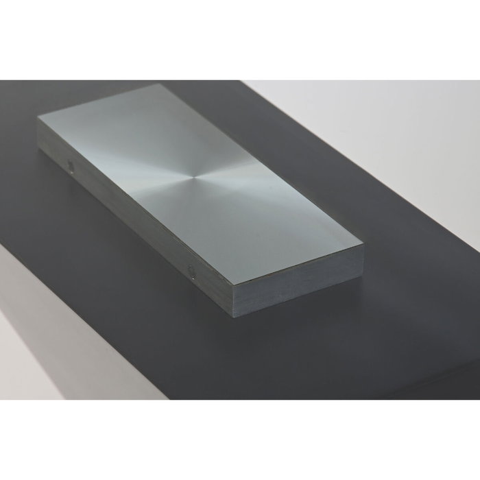 DKD Home Decor Mesa de Comedor de Cristal Templado y MDF Negro 180x90x76