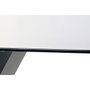 DKD Home Decor Mesa de Comedor de Cristal Templado y MDF Negro 180x90x76