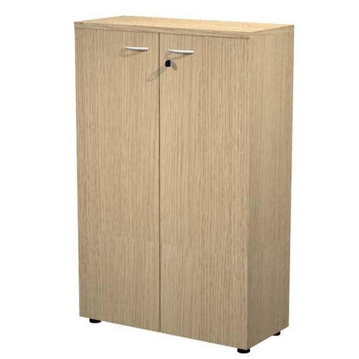 Artexport Armario Medio Presto con Puertas y 2 Estantes Regulables Roble