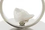 DKD Home Decor Jarrón de Cristal y Aluminio Champán 15x15x44 cm