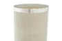 DKD Home Decor Jarrón de Cristal y Aluminio Champán 15x15x44 cm