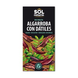 Sol Natural Tableta de Algarroba con Dátiles Bio 70g