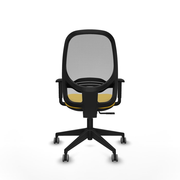 PIQUERAS Y CRESPO Silla de oficina Cilanco con mecanismo Sincro, Amarillo y Gris PIQUERAS Y CRESPO Silla de oficina Cilanco con mecanismo Sincro, Amarillo y Gris
