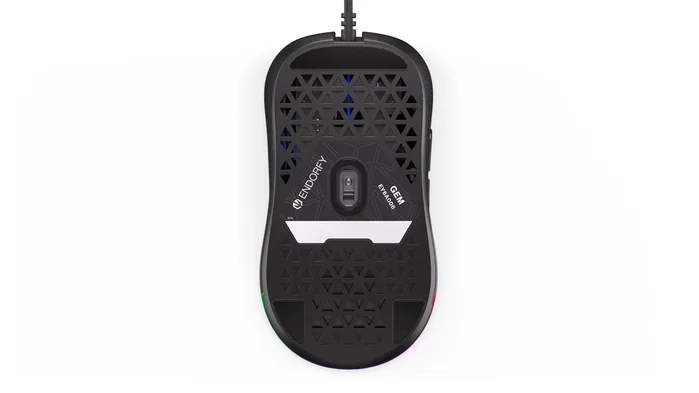 Endorfy GEM PMW3325 Ratón Óptico Gaming 8000 DPI RGB Negro