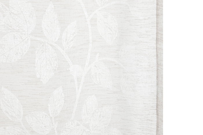 DKD Home Decor Cortina Romantico Beige 260 x 140 cm (2 Unidades)