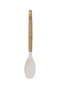 Inde Espátula Hondo Madera para Cocina, 35 cm x 6.5 cm x 1.9 cm, Utensilio de Silicona Soft M (24 Unidades)