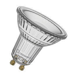Osram Bombilla LED PAR16 GU10 6.9W Dimmable, 650 lm, 120°, Blanco Cálido 2700K, Lámpara de Reflector, 25000 horas, Eficiencia Energética E