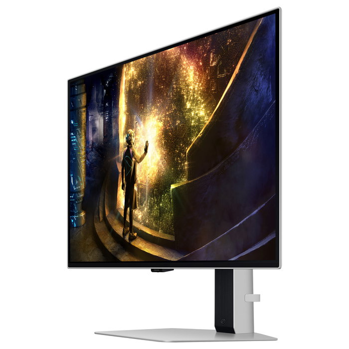 Samsung Monitor Gaming Odyssey G6 OLED G61SD LS27DG612SUXEN, 27", Quad HD 2560 x 1440, 240Hz, 0.03ms, NVIDIA G-SYNC, AMD FreeSync Premium Pro, HDR10+, Plata
