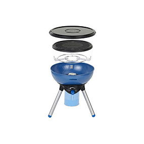 CAMPINGAZ Party Grill 200 CV - Cocina de Camping a Gas, Parrilla, 2000 W, Encendido Piezo, Color Azul