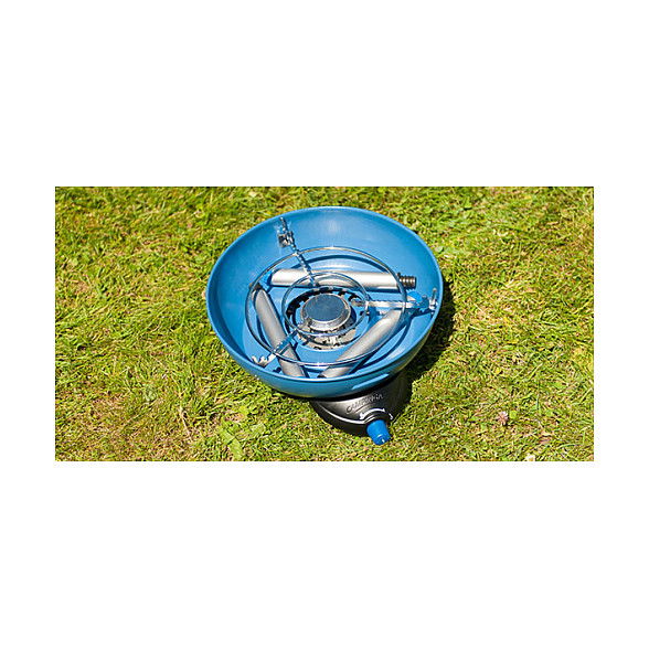 CAMPINGAZ Party Grill 200 CV - Cocina de Camping a Gas, Parrilla, 2000 W, Encendido Piezo, Color Azul