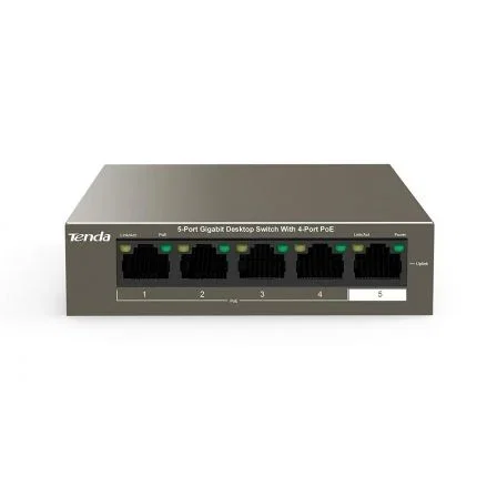 Switch Tenda TEG1105P-4-63W 4 Puertos/ RJ-45 10/100/1000 PoE Switch Tenda TEG1105P-4-63W 4 Puertos/ RJ-45 10/100/1000 PoE