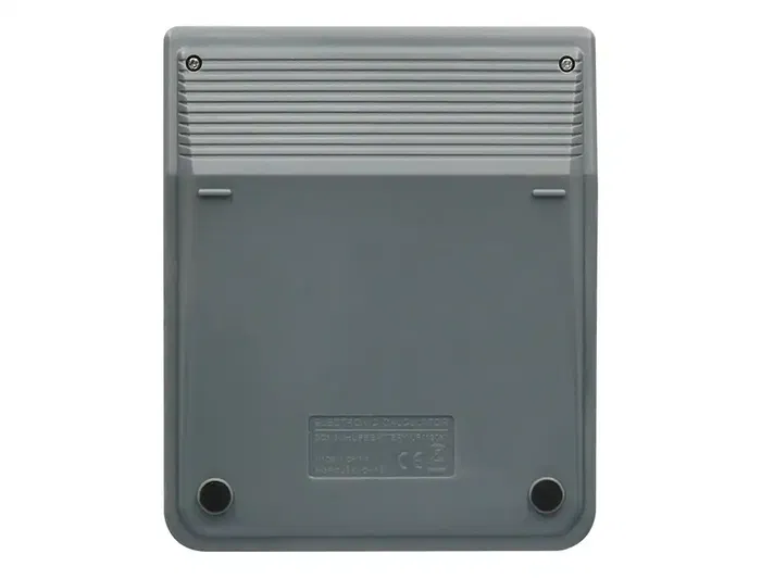 Liderpapel xf18 Calculadora de sobremesa, 8 dígitos, solar y pilas, gris, 127x105x24 mm