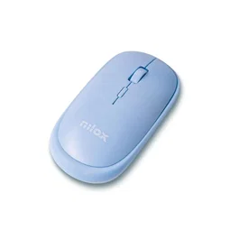 Nilox Ratón inalámbrico ligero azul