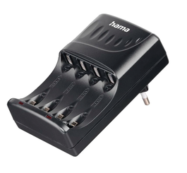 HAMA Cargador de pilas recargables AA y AAA
