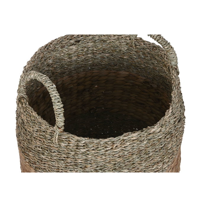 DKD Home Decor Set de 3 Cestas de Jacinto de Agua Natural DKD Home Decor Set de 3 Cestas de Jacinto de Agua Natural